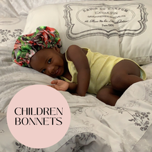 Load image into Gallery viewer, Jeanie's Satins Children Patterned Bonnets
