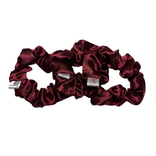 Load image into Gallery viewer, Burgundy Scrunchie Set
