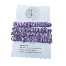 Load image into Gallery viewer, Jeanie's Satins Mini Scrunchies