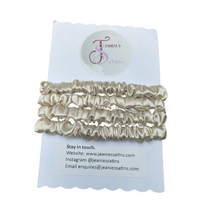 Load image into Gallery viewer, Jeanie's Satins Mini Scrunchies
