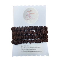 Load image into Gallery viewer, Jeanie's Satins Mini Scrunchies