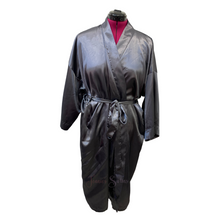 Load image into Gallery viewer, Snag & Tug Smokey Grey Satin Robe
