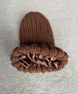 Satin-Lined Wooly Hats