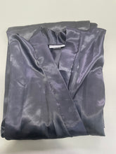 Load image into Gallery viewer, Snag &amp; Tug Smokey Grey Satin Robe
