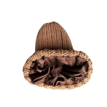 Load image into Gallery viewer, Satin-Lined Wooly Hats
