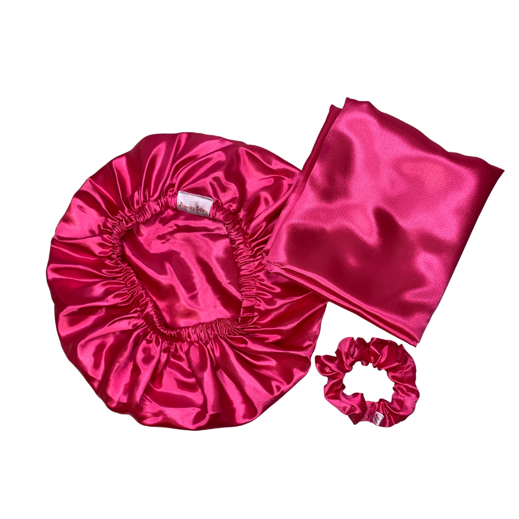 Fuchsia Pink Night Time Set