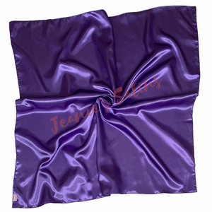 Purple Satin Headwrap