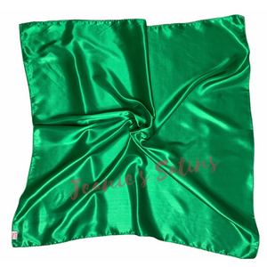 Emerald Satin Headwrap