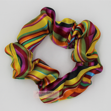 Load image into Gallery viewer, Rainbow Wave Scrunchies
