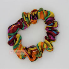 Load image into Gallery viewer, Rainbow Wave Scrunchies
