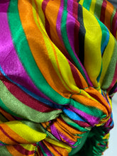 Load image into Gallery viewer, Rainbow Wave Green Bonnet
