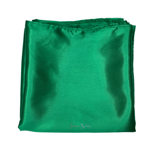 Emerald Satin Headwrap