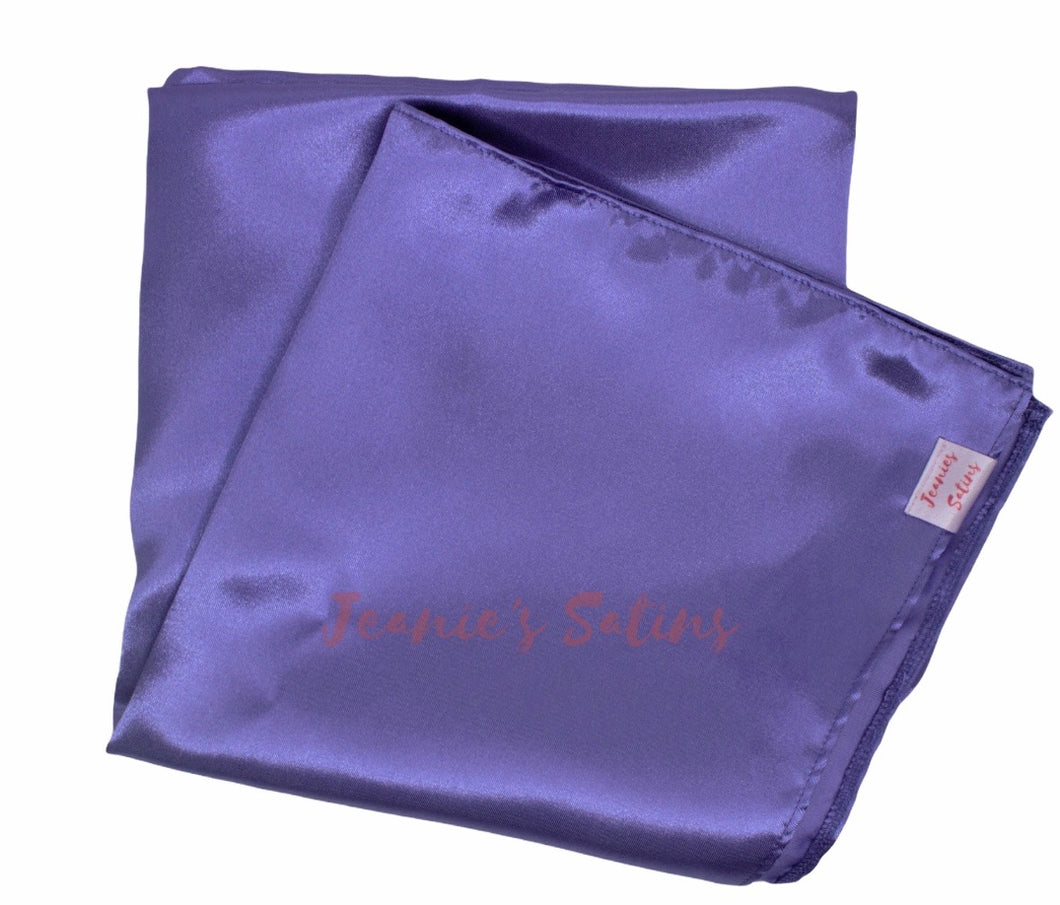 Purple Satin Headwrap