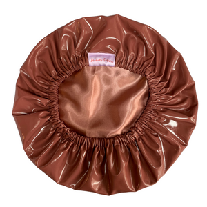 Rosé Satin- Lined Shower Cap