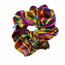 Load image into Gallery viewer, Rainbow Wave Scrunchies
