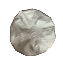 Load image into Gallery viewer, Silver Satin-Lined Shower Cap
