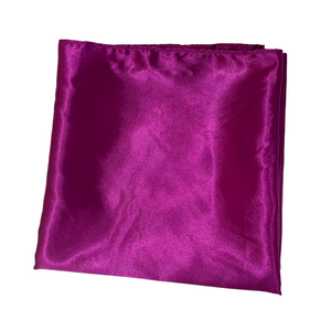 Magenta Satin Headwrap